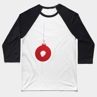 Big Red Christmas Ball Baseball T-Shirt